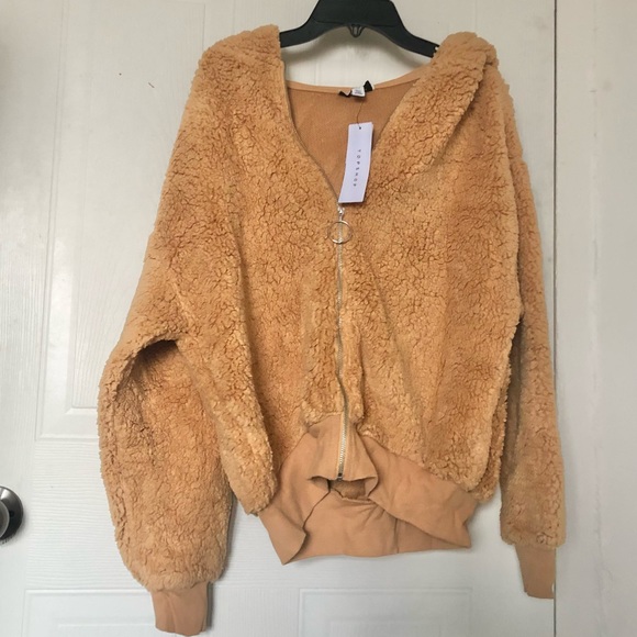 Topshop Teddy Hoodie - Picture 5 of 6